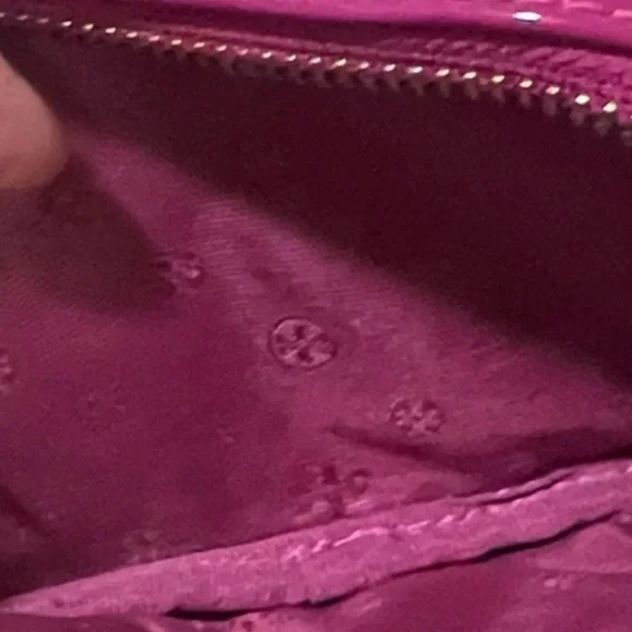 Tory Burch Fuchsia Cosmetic Case - Picture 4 of 4